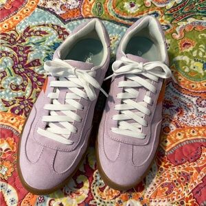Dr. Scholl's Time Off Lavender and Orange Sneakers